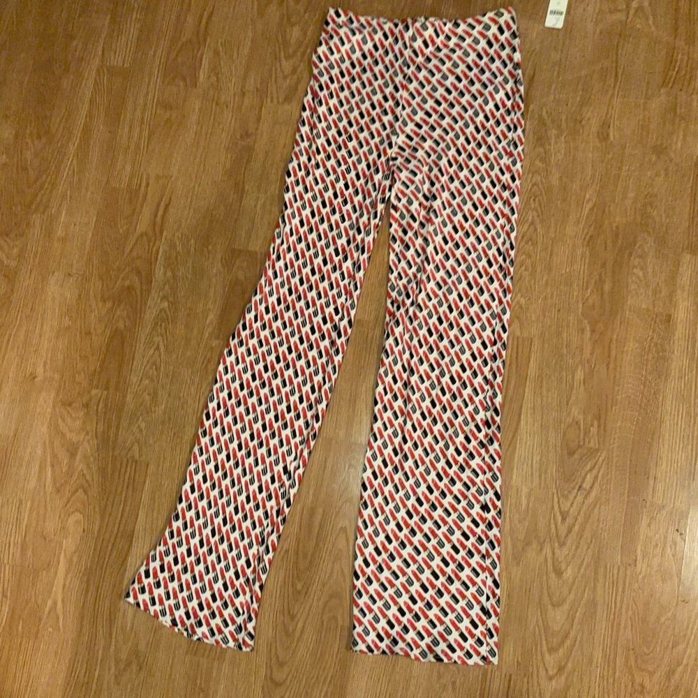 Anthropologie The Tilda Pants: Printed Lipstick Edition Size X-Small - Picture 6 of 10